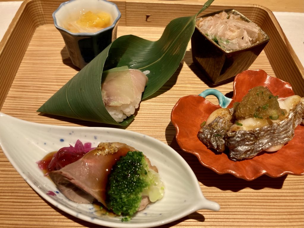 リッツカールトン京都のインルームダイニング和食